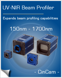 UV-NIR Beam Profiler CinCam